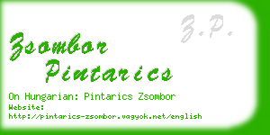 zsombor pintarics business card